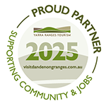 We are a proud partner of Yarra Ranges Tourism. Supporting community & jobs.